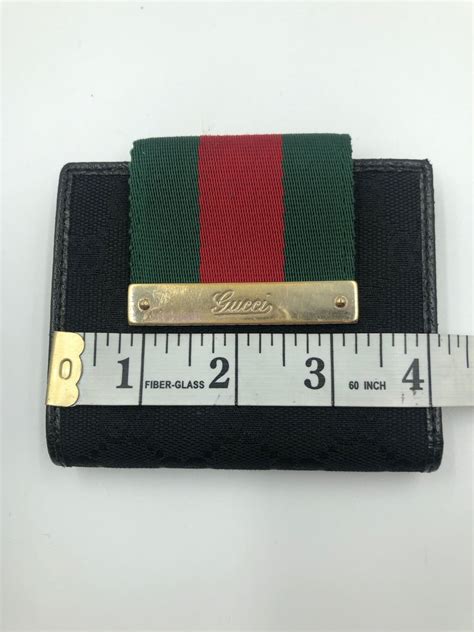 gucci wallet red green stripe.